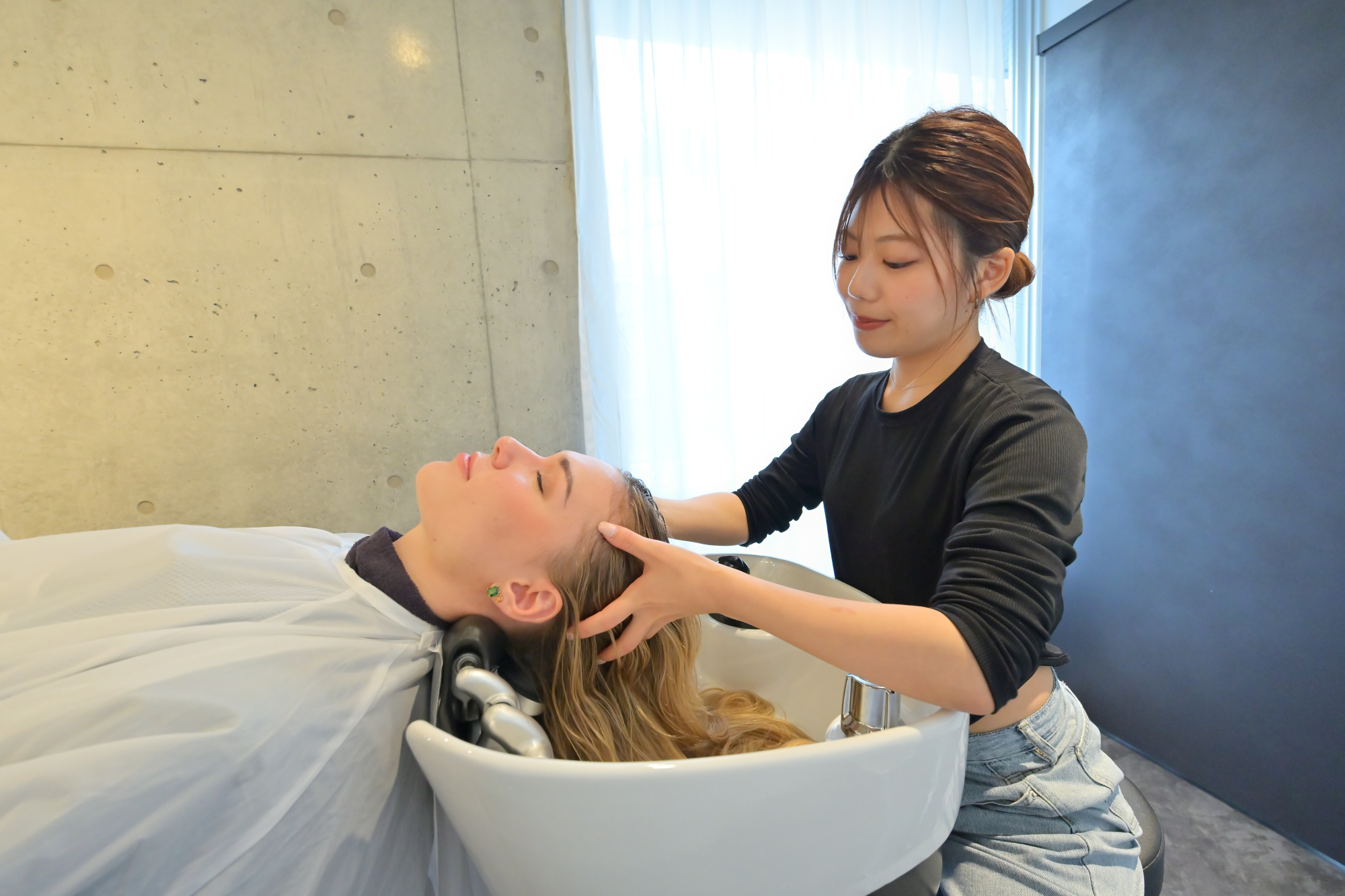 Japanese head spa in Tokyo